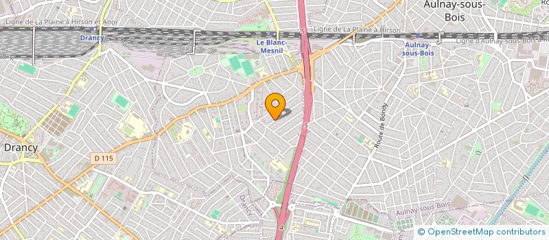 localisation de l'entreprise PIZZA PINO à LE BLANC-MESNIL