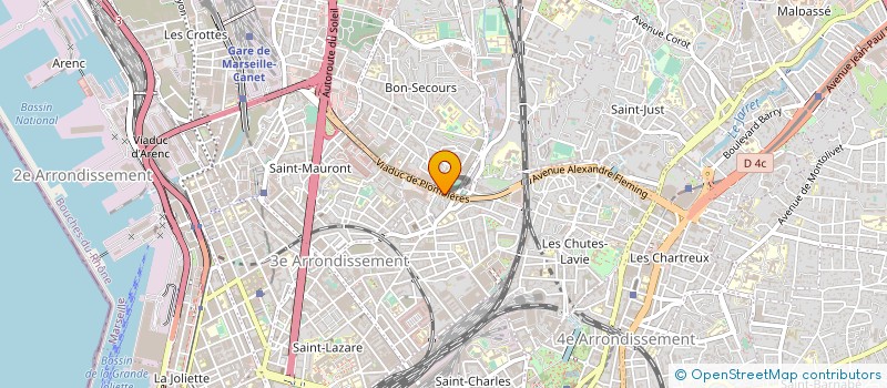 localisation de l'entreprise PIZZA PLOMBIERE à MARSEILLE