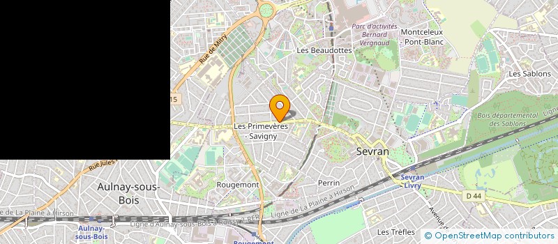 localisation de l'entreprise PIZZA PLUS SHOW à SEVRAN