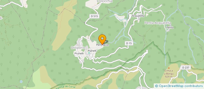 localisation de l'entreprise PIZZA PM à ORTIPORIO
