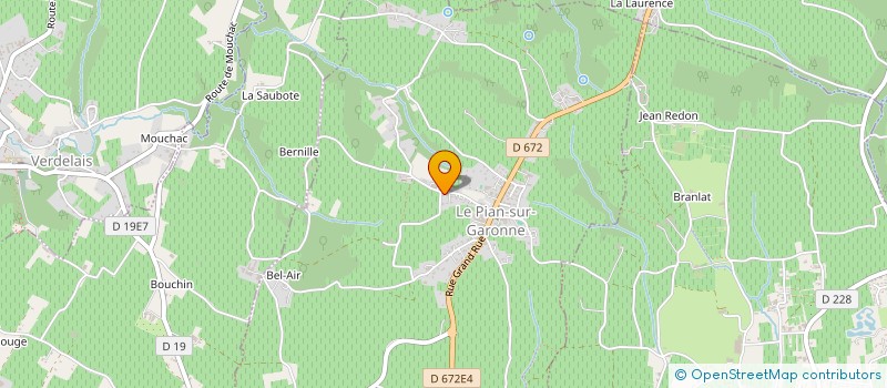 localisation de l'entreprise PIZZA POPOLI à LE PIAN-SUR-GARONNE