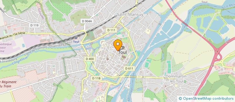 localisation de l'entreprise PIZZA POPOLI à TOUL