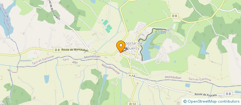 localisation de l'entreprise PIZZA POWER  MONCLAR-DE-QUERCY