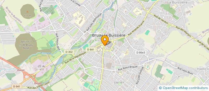 localisation de l'entreprise PIZZA PRESTIGE à BRUAY-LA-BUISSIERE