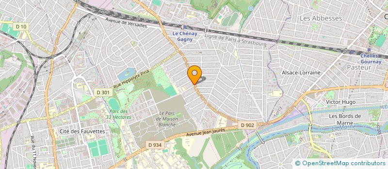 localisation de l'entreprise PIZZA PRESTO à NEUILLY-SUR-MARNE