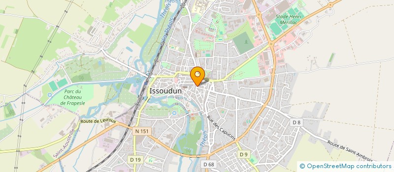 localisation de l'entreprise PIZZA PRESTO à ISSOUDUN