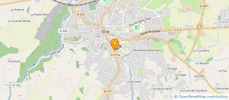 localisation de l'entreprise PIZZA PRESTO  VIRE-NORMANDIE