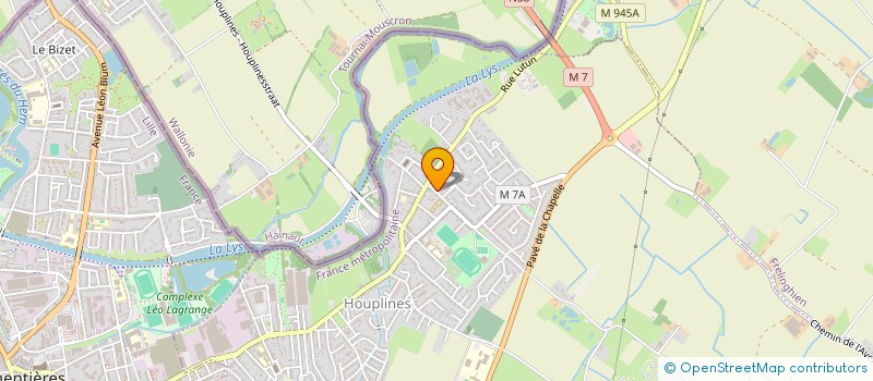 localisation de l'entreprise PIZZA PROVENCALE à HOUPLINES