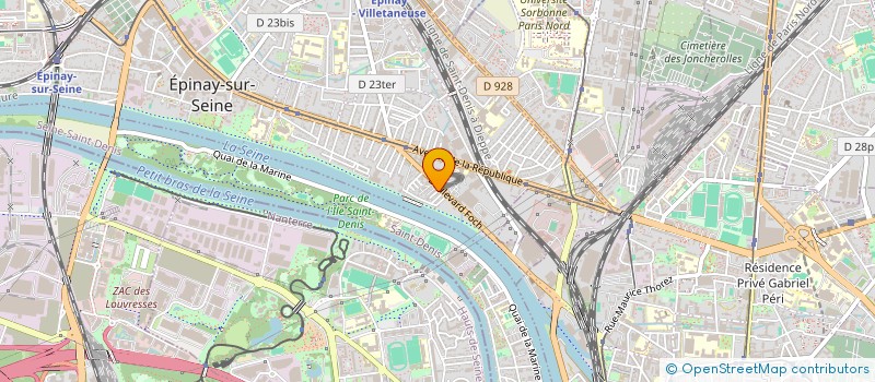 localisation de l'entreprise PIZZA PUNCH EPINAY à EPINAY-SUR-SEINE