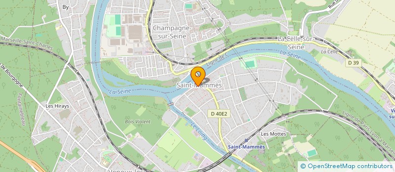 localisation de l'entreprise PIZZA RAPIDO  SAINT-MAMMES