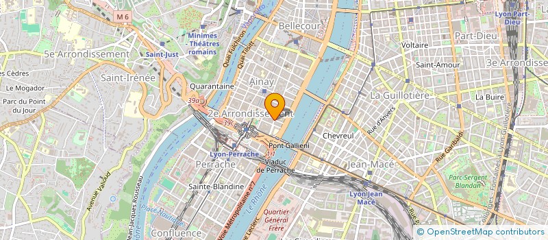 localisation de l'entreprise PIZZA RECAMIER à LYON