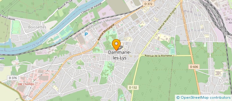 localisation de l'entreprise PIZZA RELLA à DAMMARIE-LES-LYS