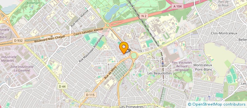 localisation de l'entreprise PIZZA ROM' à AULNAY-SOUS-BOIS