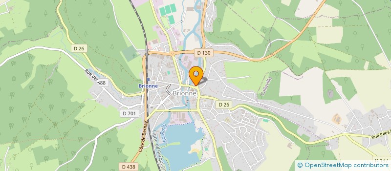 localisation de l'entreprise PIZZA ROMA  BRIONNE