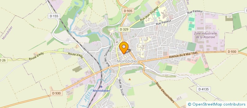 localisation de l'entreprise PIZZA ROMA MONTDIDIER à MONTDIDIER