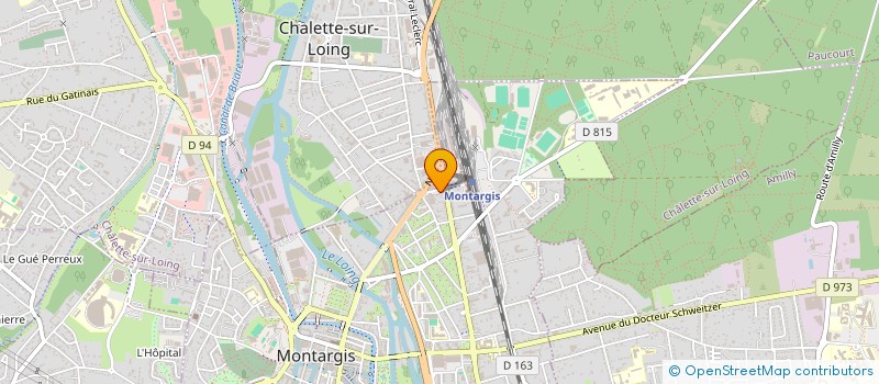 localisation de l'entreprise PIZZA RYMA à MONTARGIS