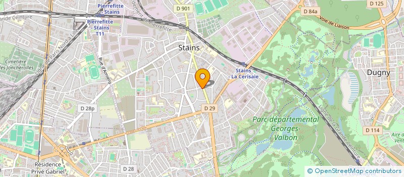 localisation de l'entreprise PIZZA S'AHFIR à STAINS