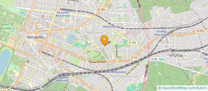 localisation de l'entreprise PIZZA SAINT CHARLES à VERSAILLES