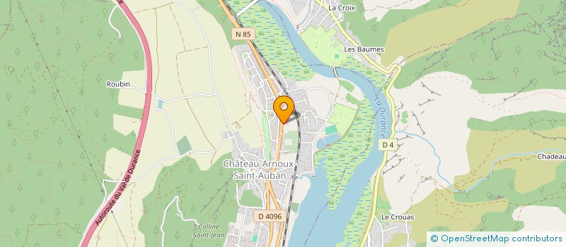 localisation de l'entreprise PIZZA SALADE à CHATEAU ARNOUX SAINT AUBAN