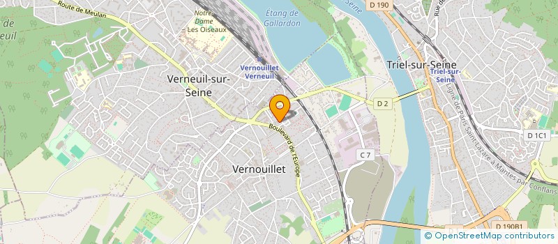 localisation de l'entreprise PIZZA SANDWICH 78540 à VERNOUILLET