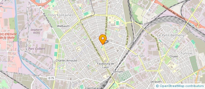 localisation de l'entreprise PIZZA SARDEGNA  REIMS