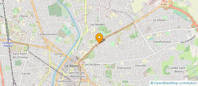 localisation de l'entreprise PIZZA SCOOT  LE MANS