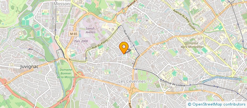 localisation de l'entreprise PIZZA SELECTO à MONTPELLIER