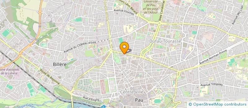 localisation de l'entreprise PIZZA SERVICE à PAU