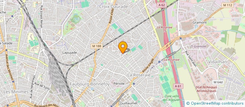 localisation de l'entreprise PIZZA SPOT  TOULOUSE