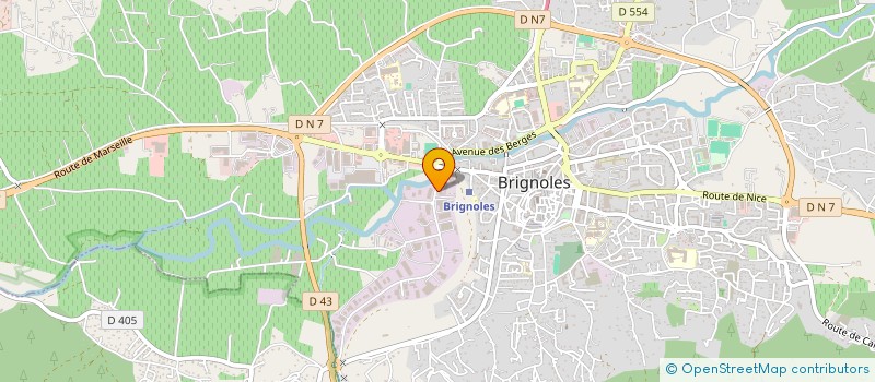 localisation de l'entreprise PIZZA STEF ET FILS  BRIGNOLES