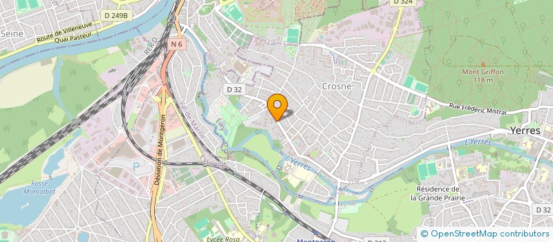 localisation de l'entreprise PIZZA STORY  CROSNE