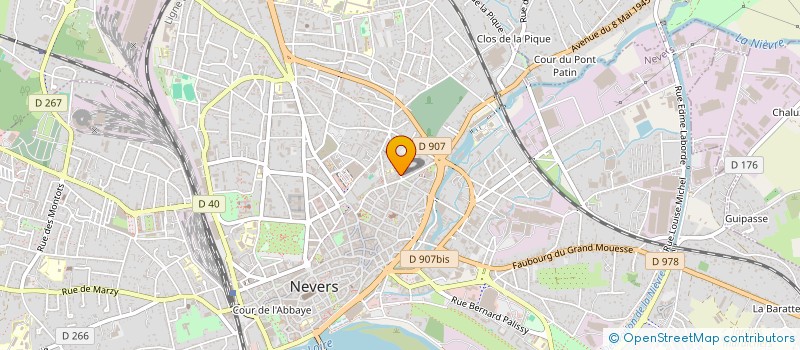 localisation de l'entreprise PIZZA STORY à NEVERS
