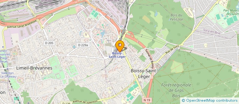 localisation de l'entreprise PIZZA SYLVIA à BOISSY-SAINT-LEGER