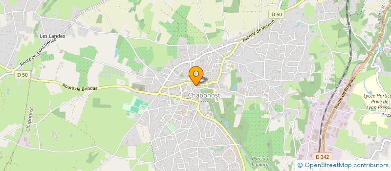 localisation de l'entreprise PIZZA TACOS CHAPONOST  CHAPONOST