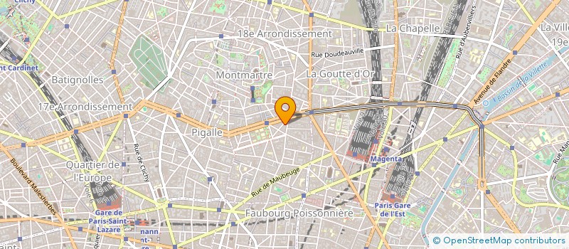 localisation de l'entreprise PIZZA TIME  PARIS