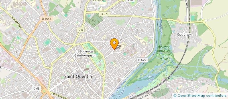 localisation de l'entreprise PIZZA TIME'S à SAINT-QUENTIN