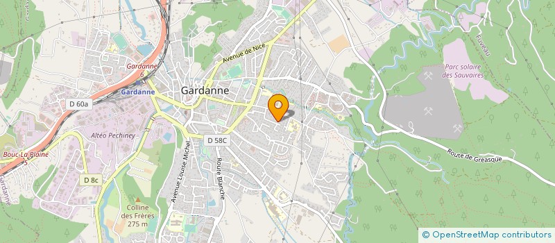 localisation de l'entreprise PIZZA TITOU à GARDANNE