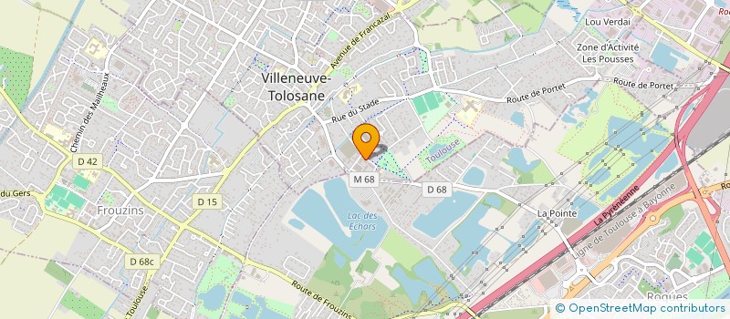 localisation de l'entreprise PIZZA TOLOSA à VILLENEUVE-TOLOSANE
