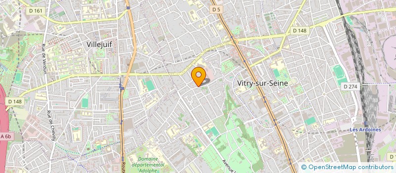localisation de l'entreprise PIZZA TONY à VITRY-SUR-SEINE
