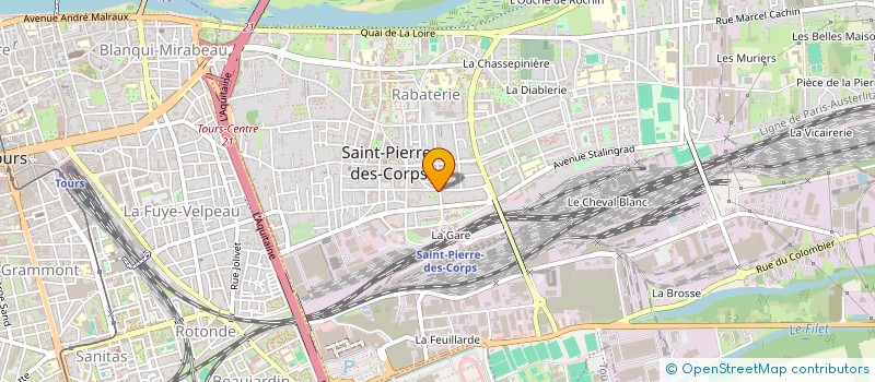 localisation de l'entreprise PIZZA UNO à SAINT-PIERRE-DES-CORPS