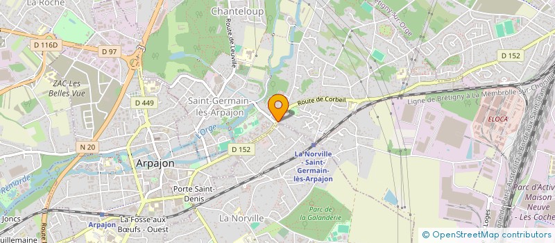 localisation de l'entreprise PIZZA VENISE à SAINT-GERMAIN-LES-ARPAJON