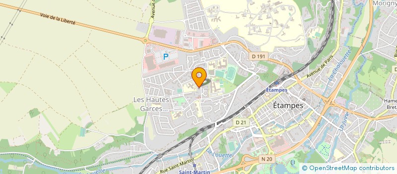 localisation de l'entreprise PIZZA VIA ANDIAMO à ETAMPES