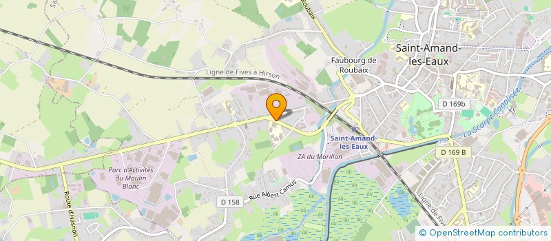 localisation de l'entreprise PIZZA VIC  SAINT-AMAND-LES-EAUX