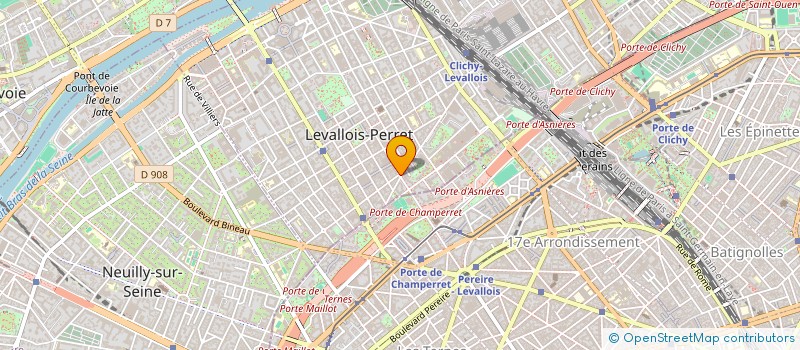 localisation de l'entreprise PIZZA WILSON à LEVALLOIS PERRET