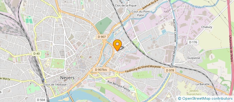 localisation de l'entreprise PIZZA WINO à NEVERS