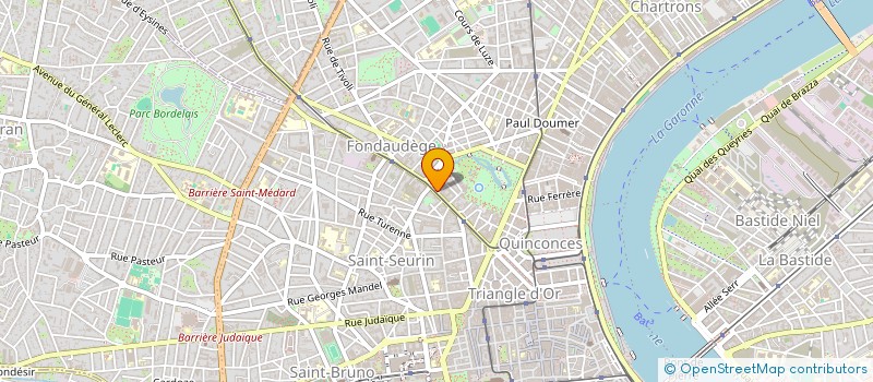 localisation de l'entreprise PIZZA WORLD  BORDEAUX