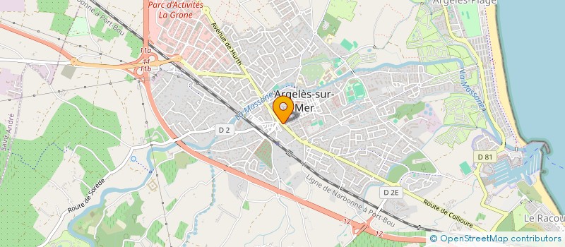 localisation de l'entreprise PIZZA WORLD à ARGELES-SUR-MER