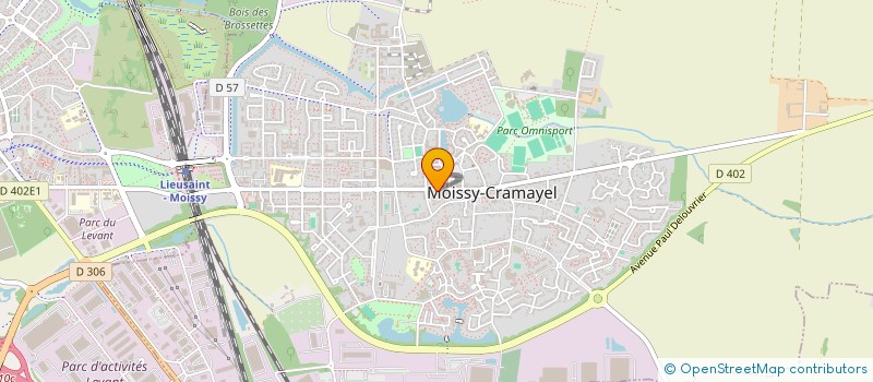 localisation de l'entreprise PIZZA YOLO à MOISSY-CRAMAYEL