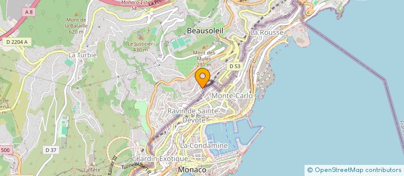 localisation de l'entreprise PIZZADINE à BEAUSOLEIL