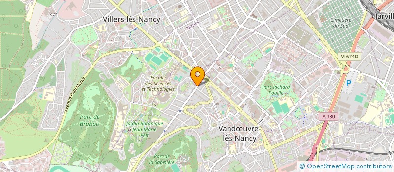 localisation de l'entreprise PIZZADROME  VANDUVRE-LES-NANCY